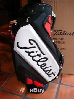 TITLEIST Scotty Cameron Tour Staff Golf Bag w Rain Hood Limited