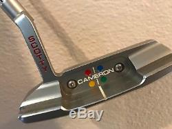 TItleist Scotty Cameron Studio Style Newport 2 34-inch putter with red Crown grip