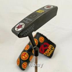 TOUR VAN Titleist Scotty Cameron CIRCLE T Newport 2 BLACK RARE MINT-NO FAKE