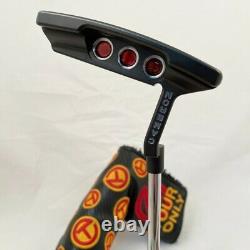 TOUR VAN Titleist Scotty Cameron CIRCLE T Newport 2 BLACK RARE MINT-NO FAKE