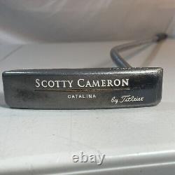 Titleist 1995 Scotty Cameron Catalina 35 Putter RH Steel Gun Blue Finish No HC