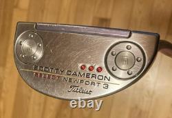Titleist 2018 Scotty Cameron Select Newport 3 1st/500 Putter Good RH 34