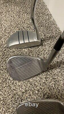 Titleist DCI 1W 981 2-5 8,9, P, 52° Wedge Iron Set Stand Bag Hat Scotty Cameron P