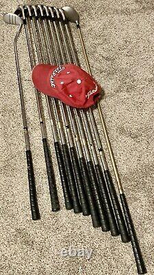 Titleist DCI 1W 981 2-5 8,9, P, 52° Wedge Iron Set Stand Bag Hat Scotty Cameron P