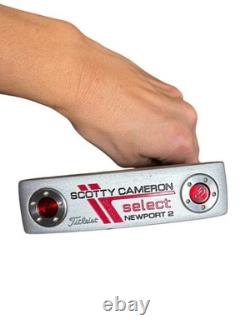Titleist Scotty Cameron 2014 Select Newport 2 Putter 34 Milled Face 15g Weights