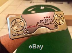 Titleist Scotty Cameron 2018 Select Squareback 34 RH Putter Headcover EXCELLENT