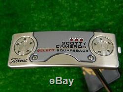 Titleist Scotty Cameron 2018 Select Squareback 35 Putter with Headcover New