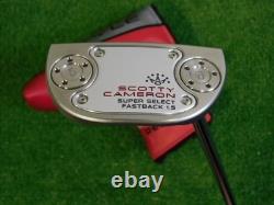 Titleist Scotty Cameron 2023 Super Select Fastback 1.5 35 Putter w Studio S HC