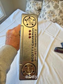 Titleist Scotty Cameron 2023 Super Select Newport 2 34 Putter w Headcover Mint