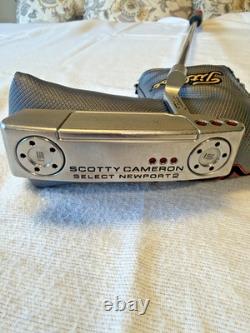 Titleist Scotty Cameron 2023 Super Select Newport 2 34 Putter w Headcover Mint