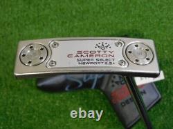 Titleist Scotty Cameron 2023 Super Select Newport 2.5 Plus 34 Putter with HC