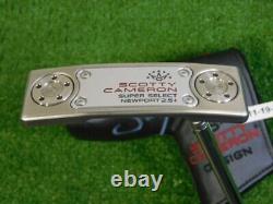 Titleist Scotty Cameron 2023 Super Select Newport 2.5 Plus 35 Putter w HC New