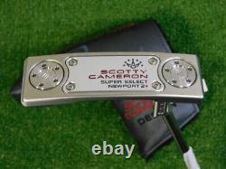 Titleist Scotty Cameron 2023 Super Select Newport 2 Plus 34 Putter with HC New