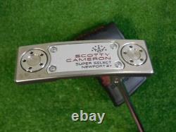 Titleist Scotty Cameron 2023 Super Select Newport 2 Plus 35 Putter with HC New
