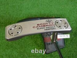 Titleist Scotty Cameron 2023 Super Select Newport 34 Putter with Headcover New