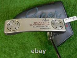 Titleist Scotty Cameron 2023 Super Select Newport 35 Putter with Headcover New
