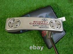 Titleist Scotty Cameron 2023 Super Select Newport 35 Putter with Headcover New