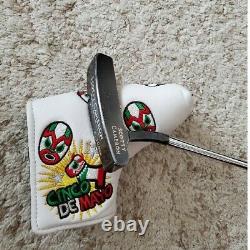 Titleist Scotty Cameron Black Milled Laguna 34 & Cinco De Mayo Headcover