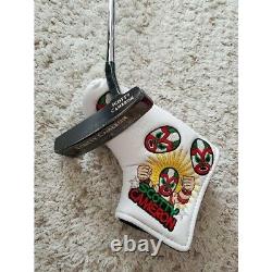 Titleist Scotty Cameron Black Milled Laguna 34 & Cinco De Mayo Headcover