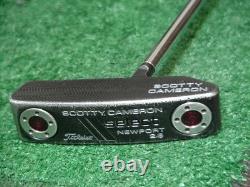 Titleist Scotty Cameron Black Select Newport 2.6 Center Shaft Putter 34 Inc