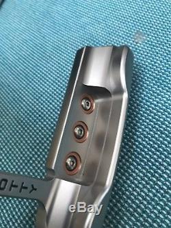 Titleist Scotty Cameron Button Back Newport 1 One 34 NEW WithHeadcover And Grip