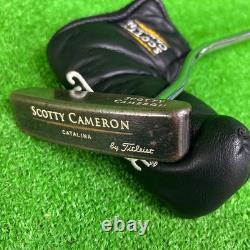 Titleist Scotty Cameron CATALINA Putter PT GunBlue 35in RH withcover