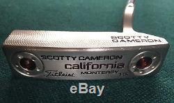 Titleist Scotty Cameron California Monterey 1.5 RH Putter 35 with 10g Weights