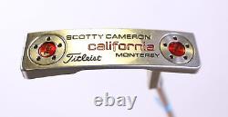 Titleist Scotty Cameron California Monterey Putter RH 35 in Steel Shaft Blade