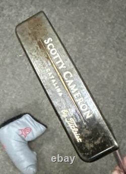 Titleist Scotty Cameron Catalina 35 Putter Gold Club. FREE S&H