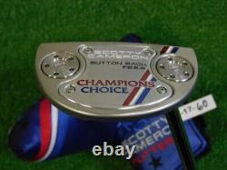 Titleist Scotty Cameron Champions Choice Button Back FB 5.5 35 Putter w HC New