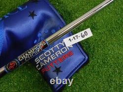 Titleist Scotty Cameron Champions Choice Button Back FB 5.5 35 Putter w HC New