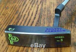 Titleist Scotty Cameron Circa 62 #3 Custom Shop Putter 35 Inch Golf Club