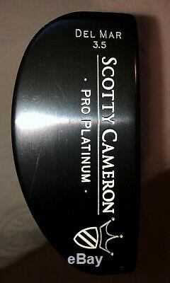 Titleist Scotty Cameron Custom Shop Pro Platinum Del Mar 3.5 Black Finish