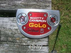 Titleist Scotty Cameron Golo 5 34 Putter Original Shaft Scotty Grip Excellent C