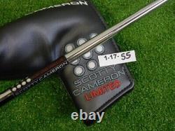 Titleist Scotty Cameron Monoblok 6 Limited 34 Putter with Headcover New