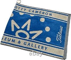 Titleist Scotty Cameron Museum & Gallery Golf Towel Blue & Gray 39x15