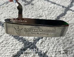 Titleist Scotty Cameron Newport 2 Pro Platinum Putter Left Handed 34