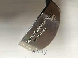 Titleist Scotty Cameron Pro Platinum DEL MAR3.5 Used Golf Putter 35inch with Cover