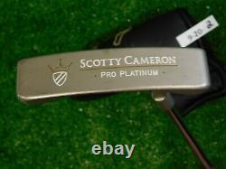 Titleist Scotty Cameron Pro Platinum Newport Mid Slant 34 Putter with Headcover