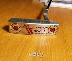 Titleist Scotty Cameron Select Newport 2 Putter 35, RH, with Headcover