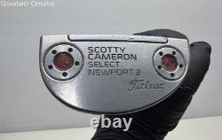 Titleist Scotty Cameron Select Newport 3 Putter Right Hand Steel Shaft Golf Club