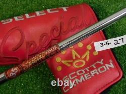 Titleist Scotty Cameron Special Select Del Mar 35 Putter with Headcover