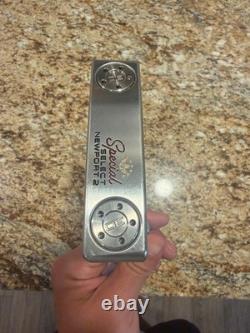 Titleist Scotty Cameron Special Select Newport 2 PUTTER 35 with cover & rare grip