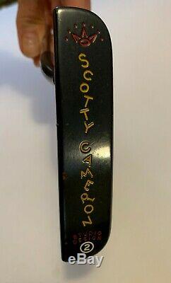 Titleist Scotty Cameron Studio Design 2 Putter VG+++ BLACK PEARL W. HEADCOVER