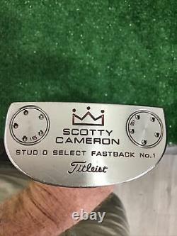 Titleist Scotty Cameron Studio Select Fastback No. 1 Putter 34 Inches