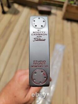 Titleist Scotty Cameron Studio Select Newport 1.5 33 Putter MINT! Head cover in