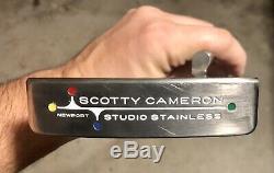 Titleist Scotty Cameron Studio Stainless Newport 2 Putter Mint 35 with Headcover