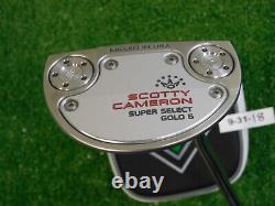 Titleist Scotty Cameron Super Select GoLo 6 34 Putter with Toulon Headcover New