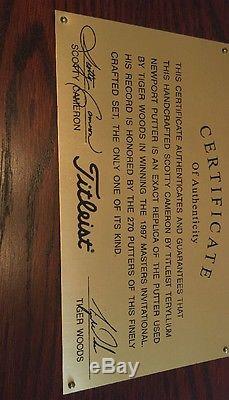 Titleist Scotty Cameron Tiger Woods 1997 Masters Champion Putter 021/270