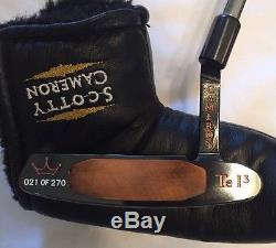 Titleist Scotty Cameron Tiger Woods 1997 Masters Champion Putter 021/270